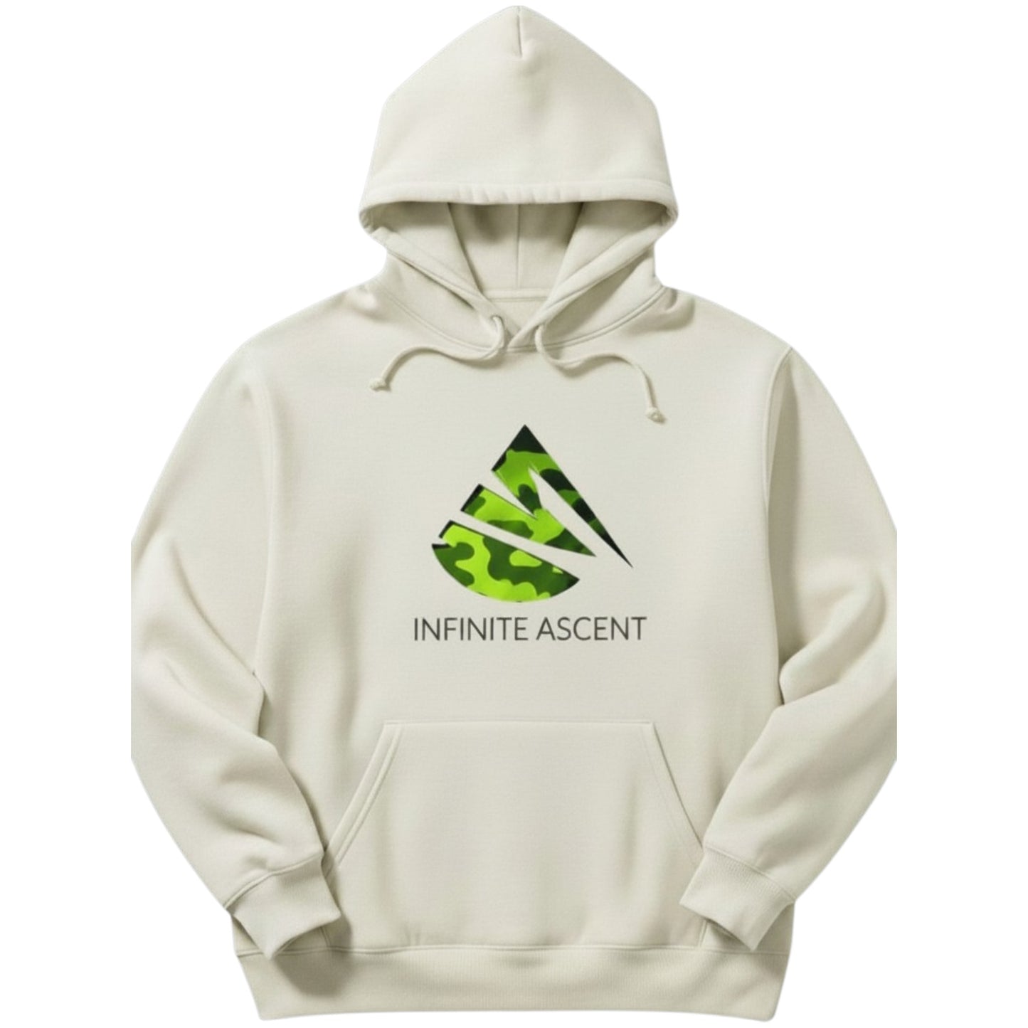 Bone Voltage Camo Hoodie Front Flay Lay
