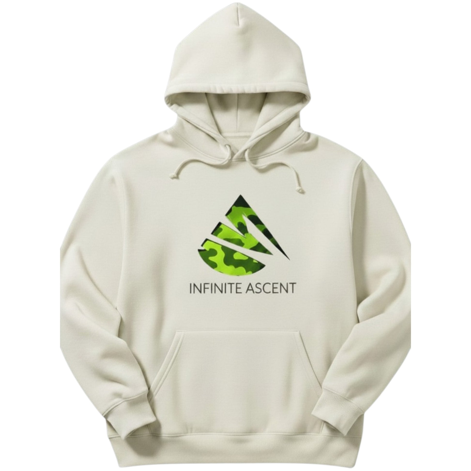 Bone Voltage Camo Hoodie Front Flay Lay